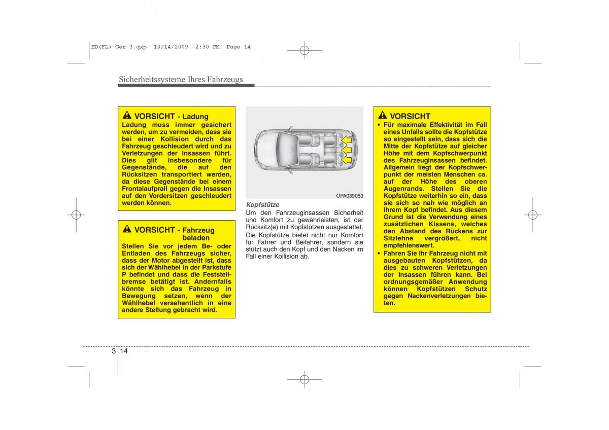 KIA Ceed I 1 Handbuch / page 29