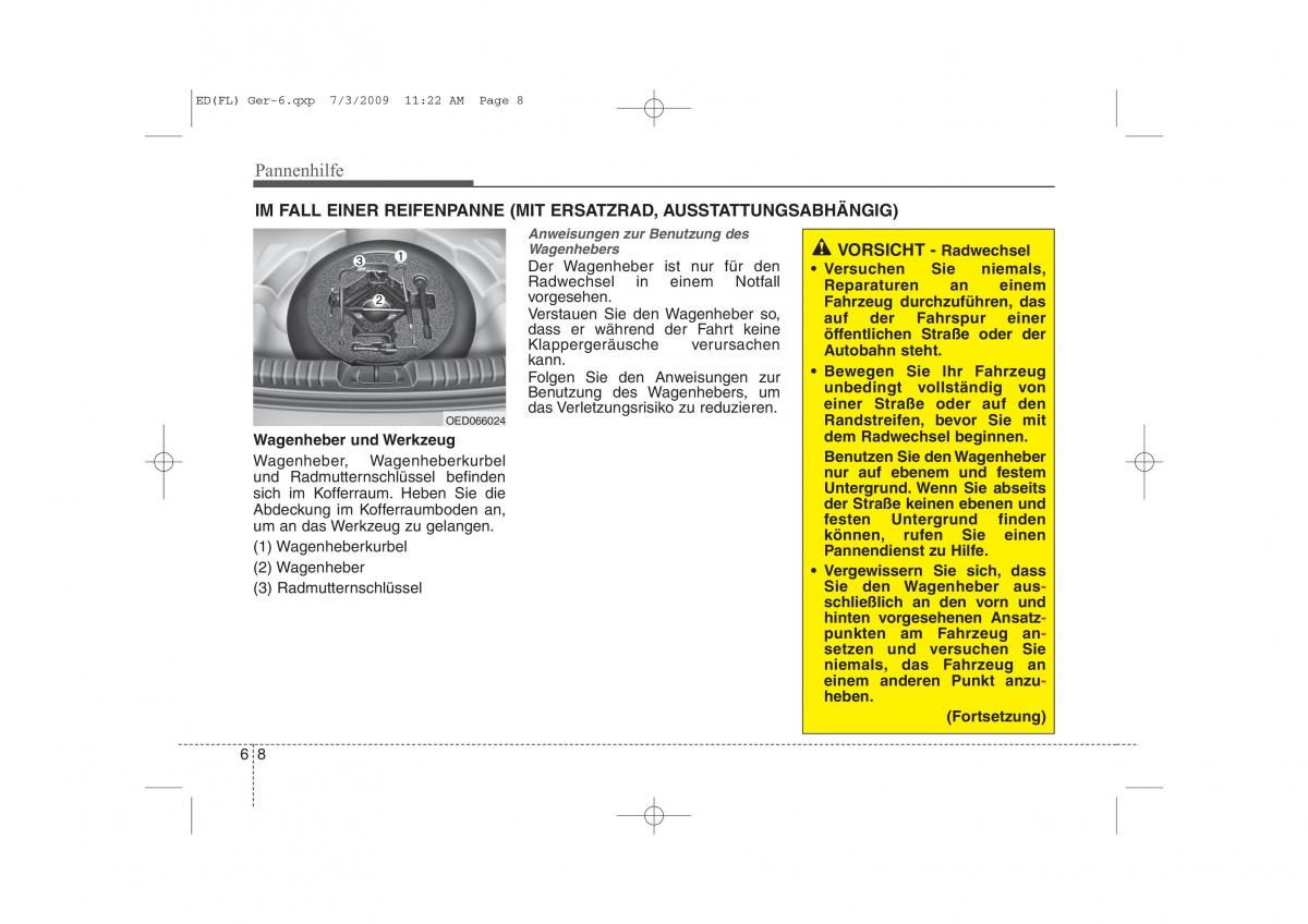 KIA Ceed I 1 Handbuch / page 302