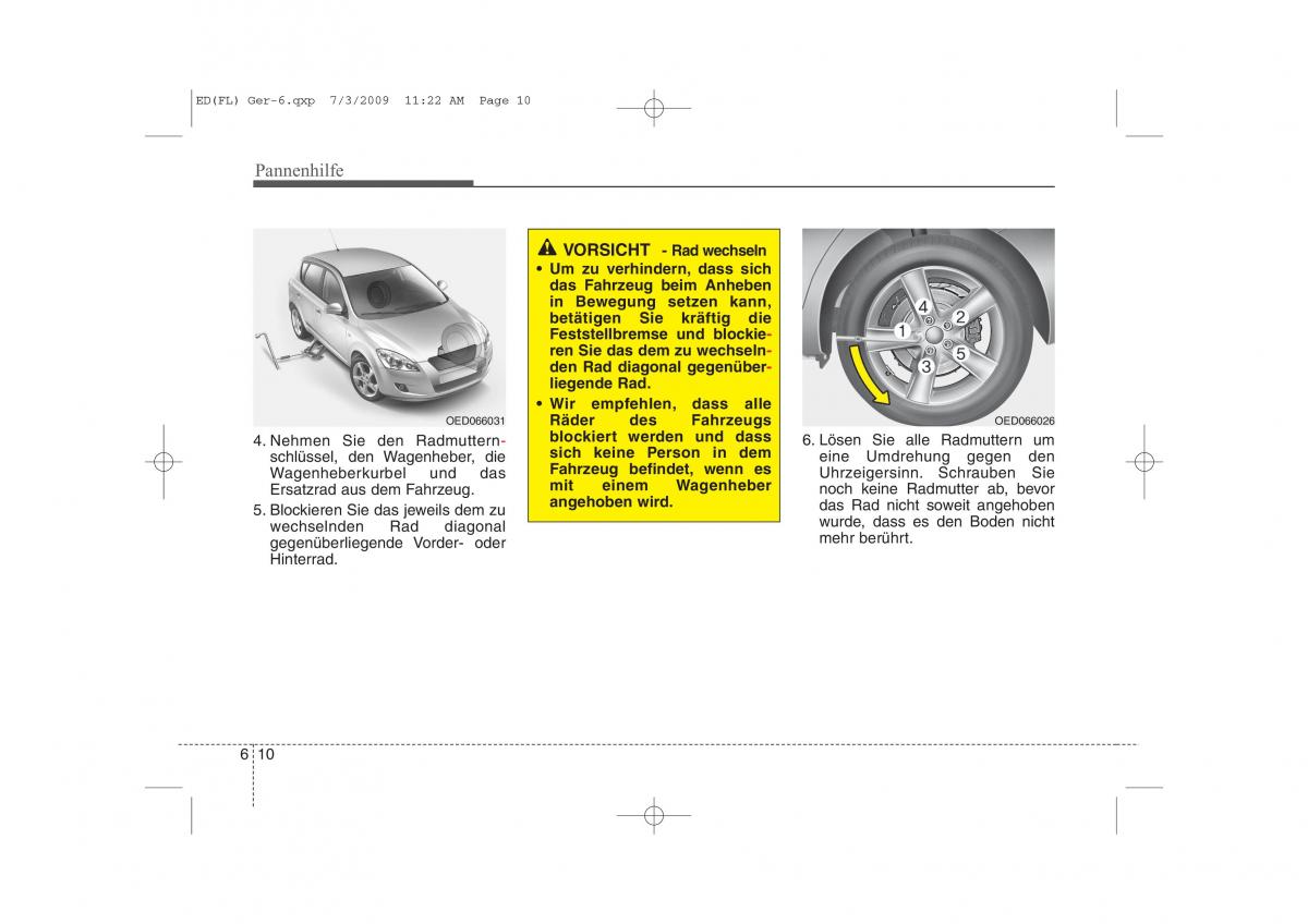 KIA Ceed I 1 Handbuch / page 304