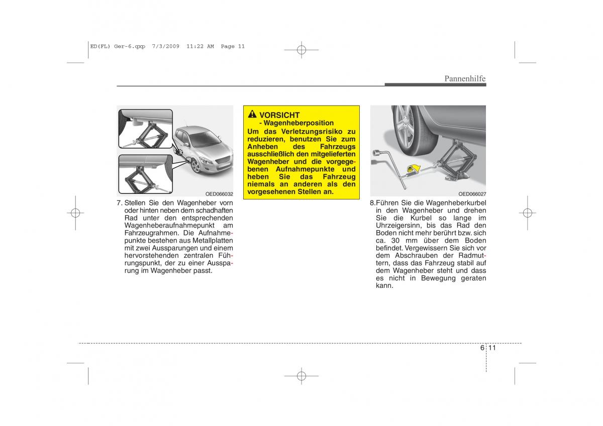 KIA Ceed I 1 Handbuch / page 305