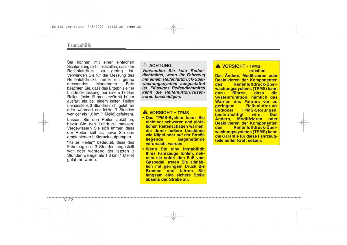 KIA Ceed I 1 Handbuch / page 316