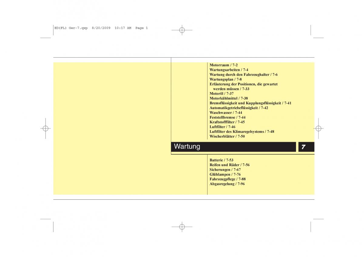 KIA Ceed I 1 Handbuch / page 322