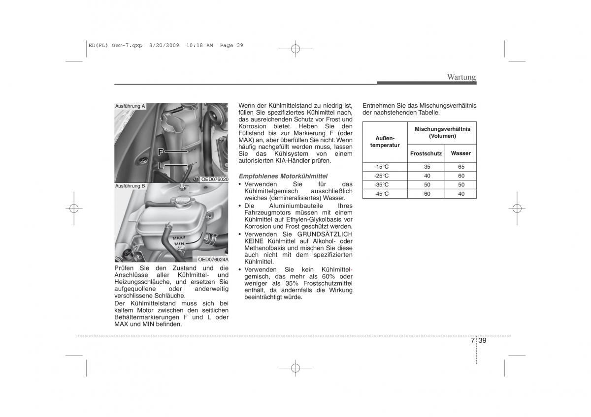 KIA Ceed I 1 Handbuch / page 360