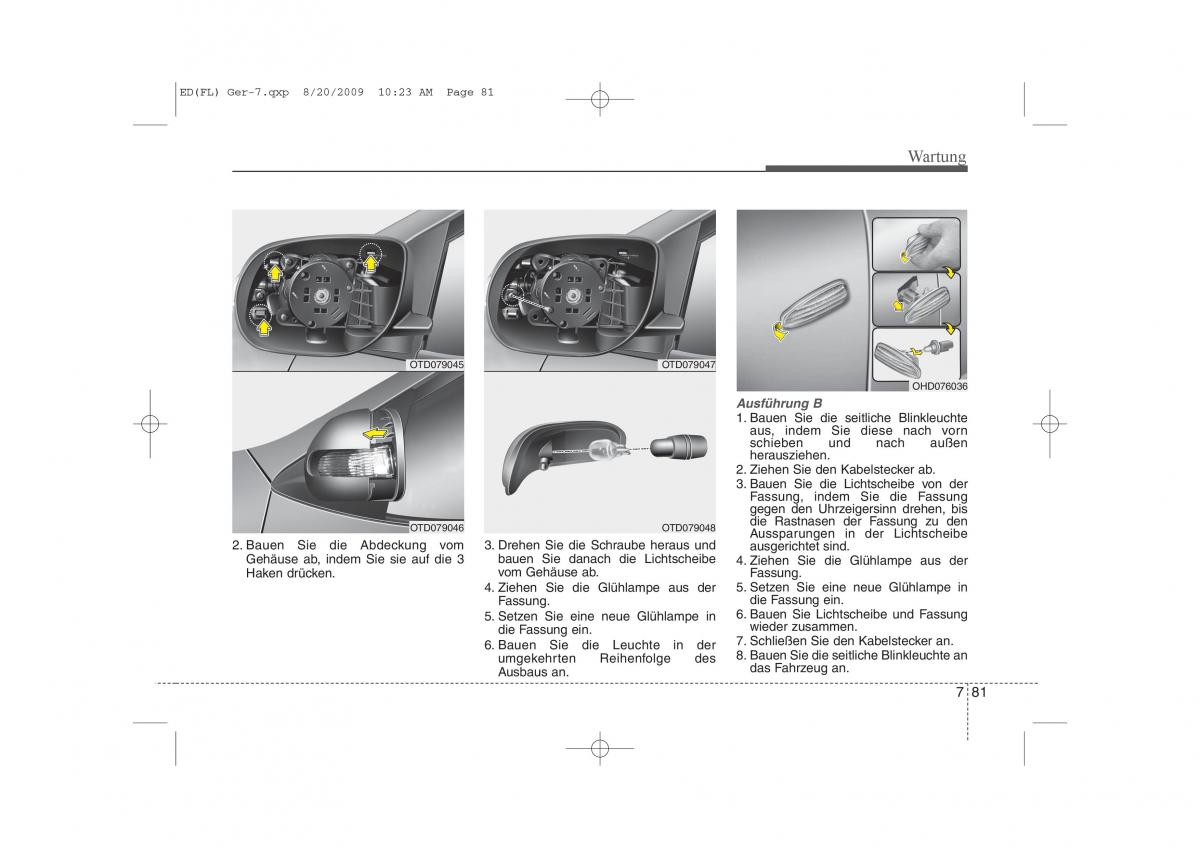 KIA Ceed I 1 Handbuch / page 402