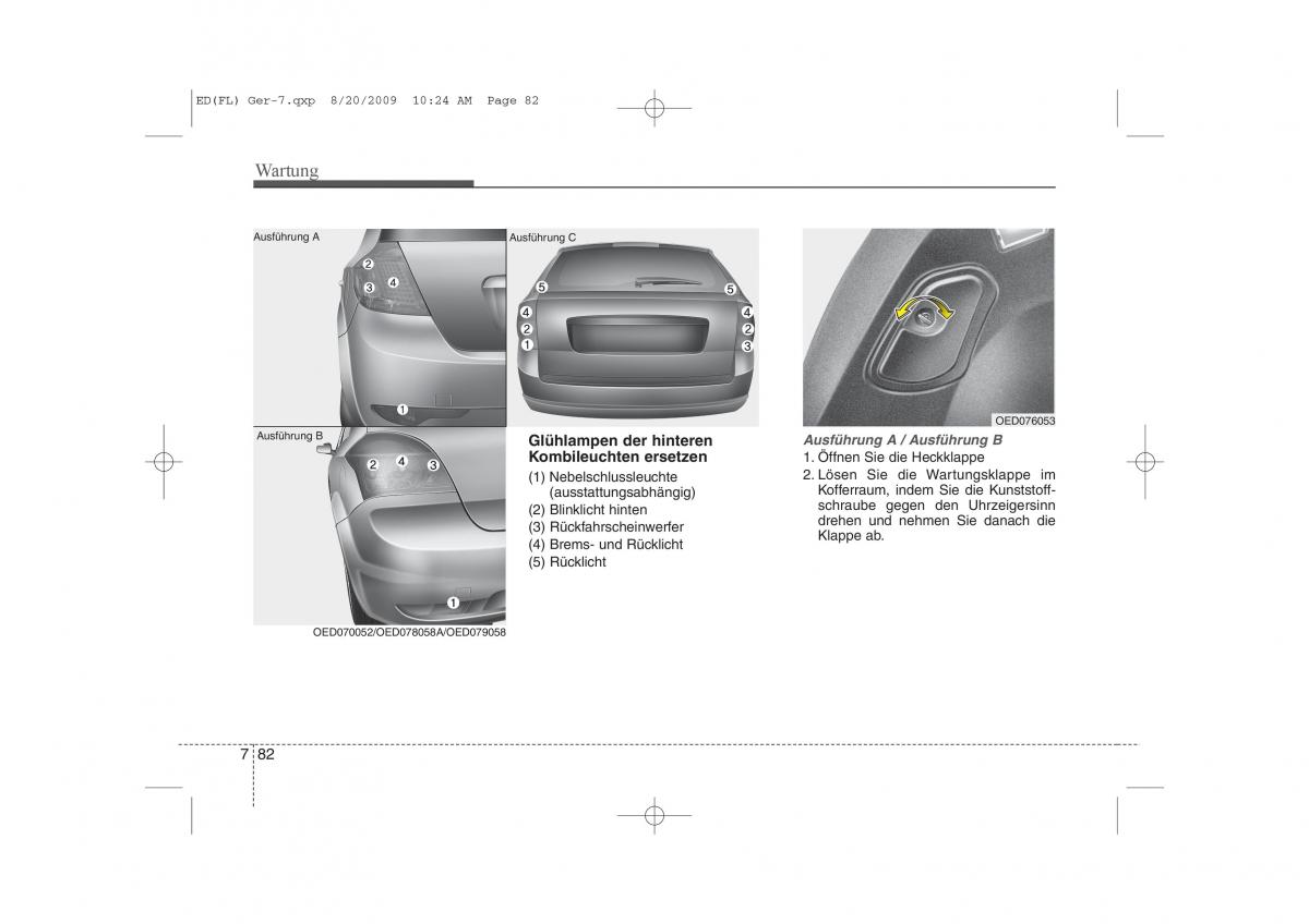 KIA Ceed I 1 Handbuch / page 403