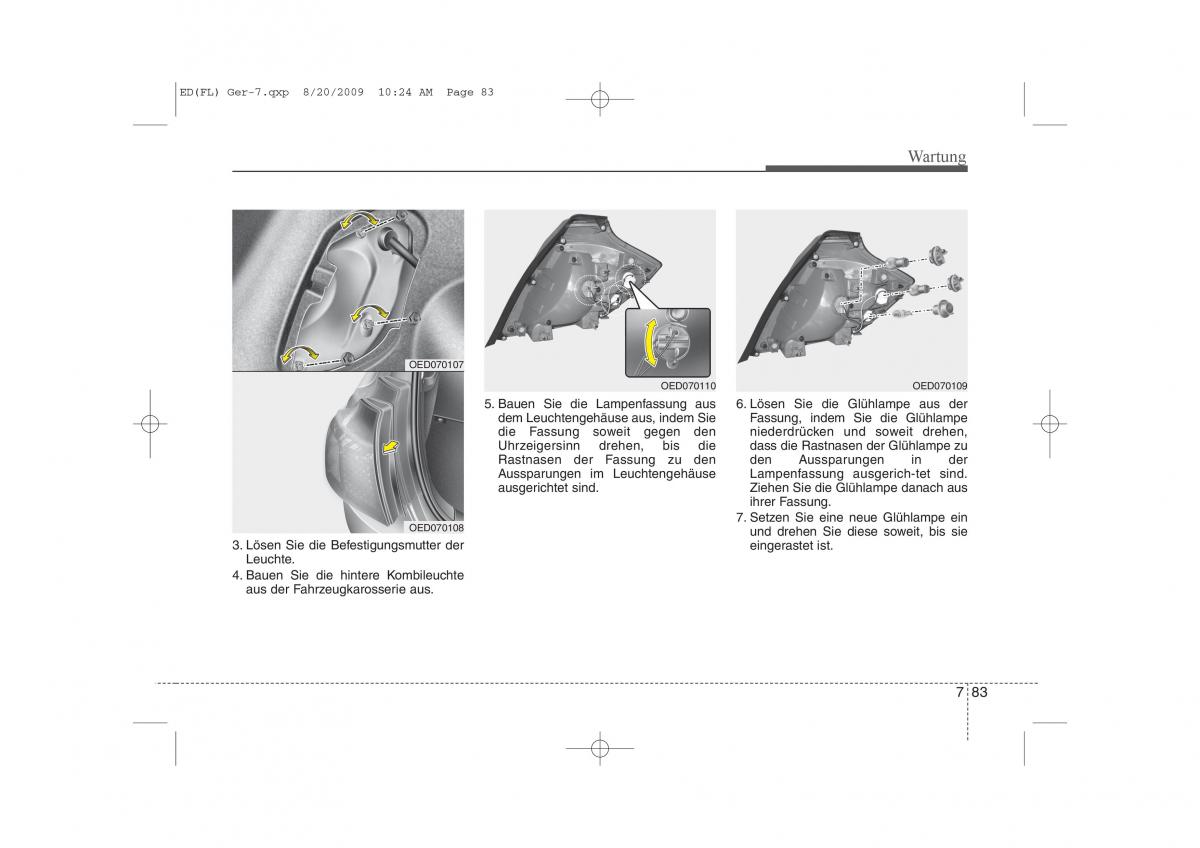 KIA Ceed I 1 Handbuch / page 404