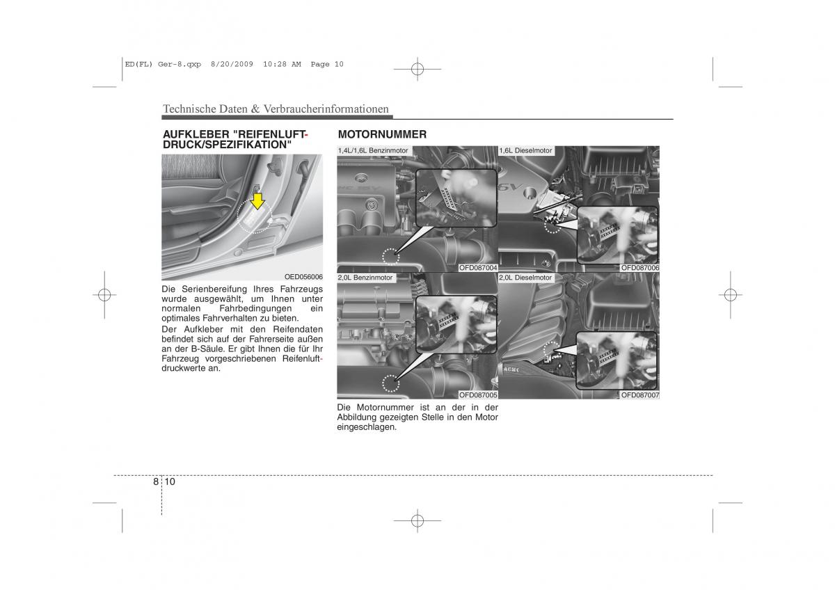 KIA Ceed I 1 Handbuch / page 430