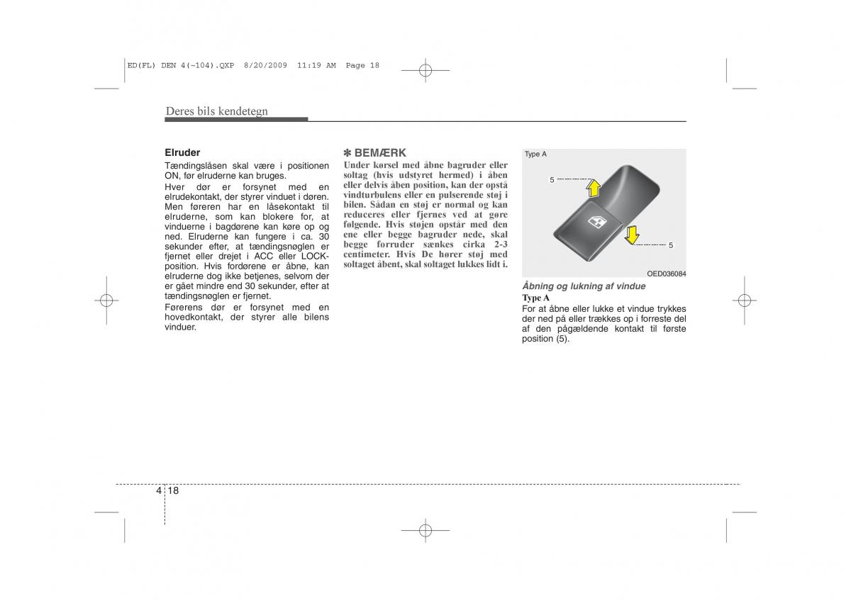 KIA Ceed I 1 Bilens instruktionsbog / page 89