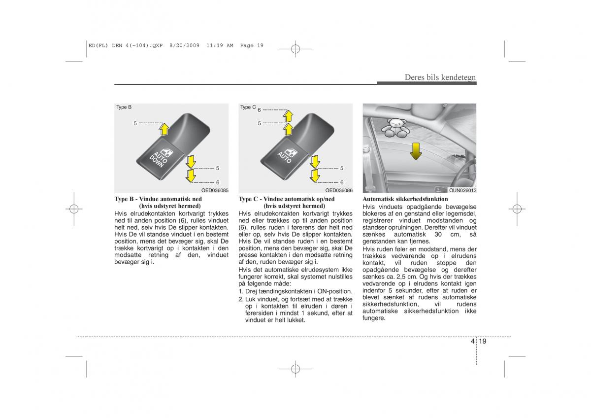 KIA Ceed I 1 Bilens instruktionsbog / page 90