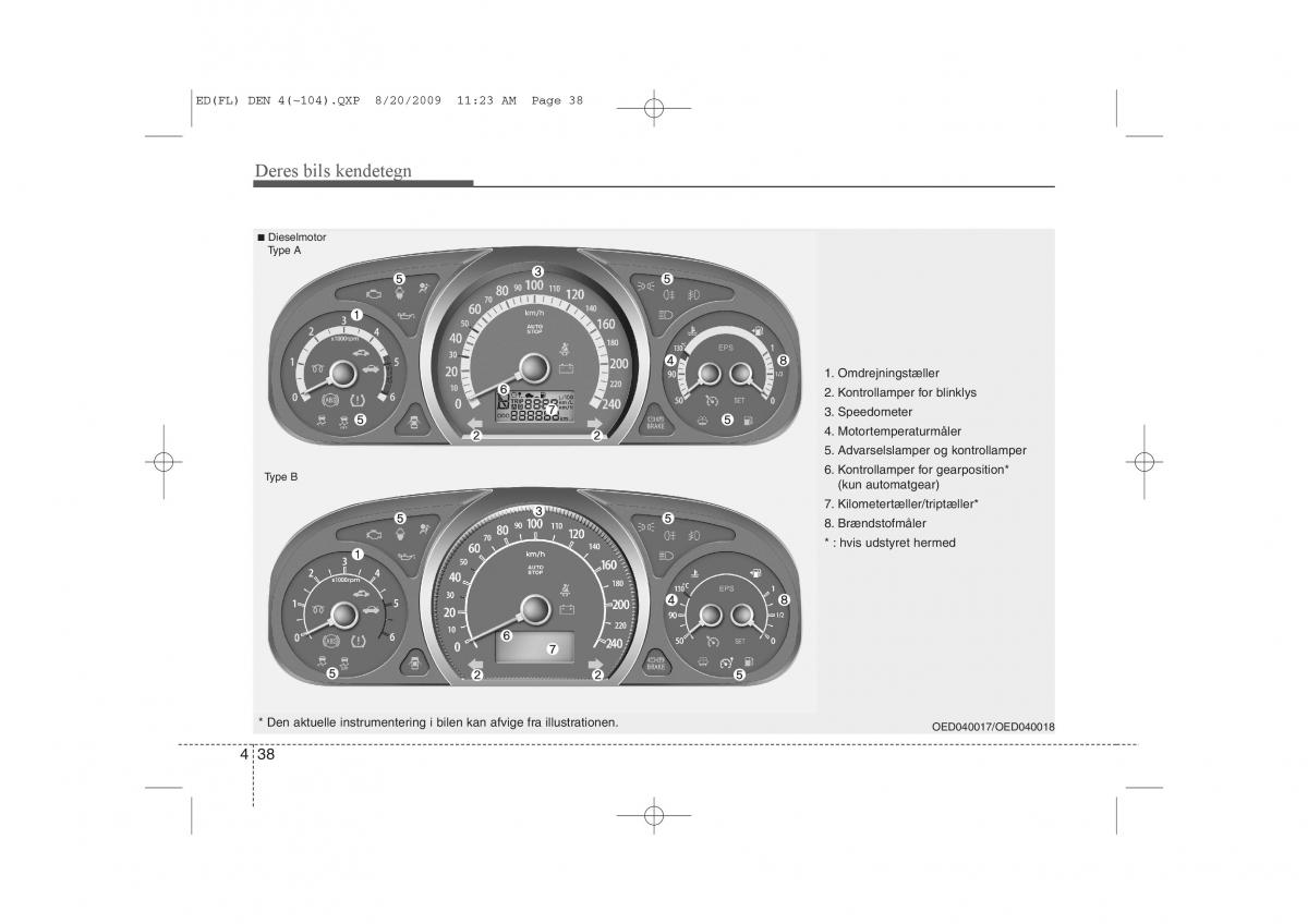 KIA Ceed I 1 Bilens instruktionsbog / page 109