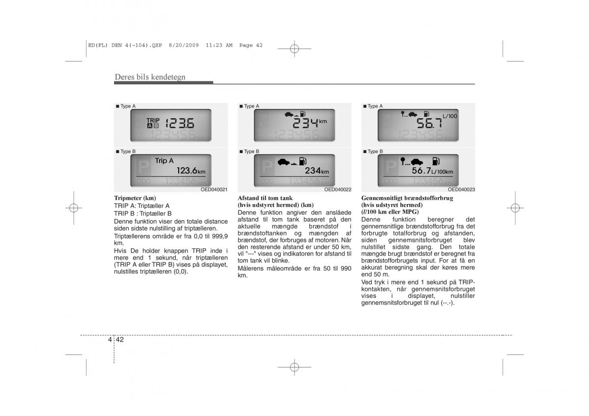 KIA Ceed I 1 Bilens instruktionsbog / page 113