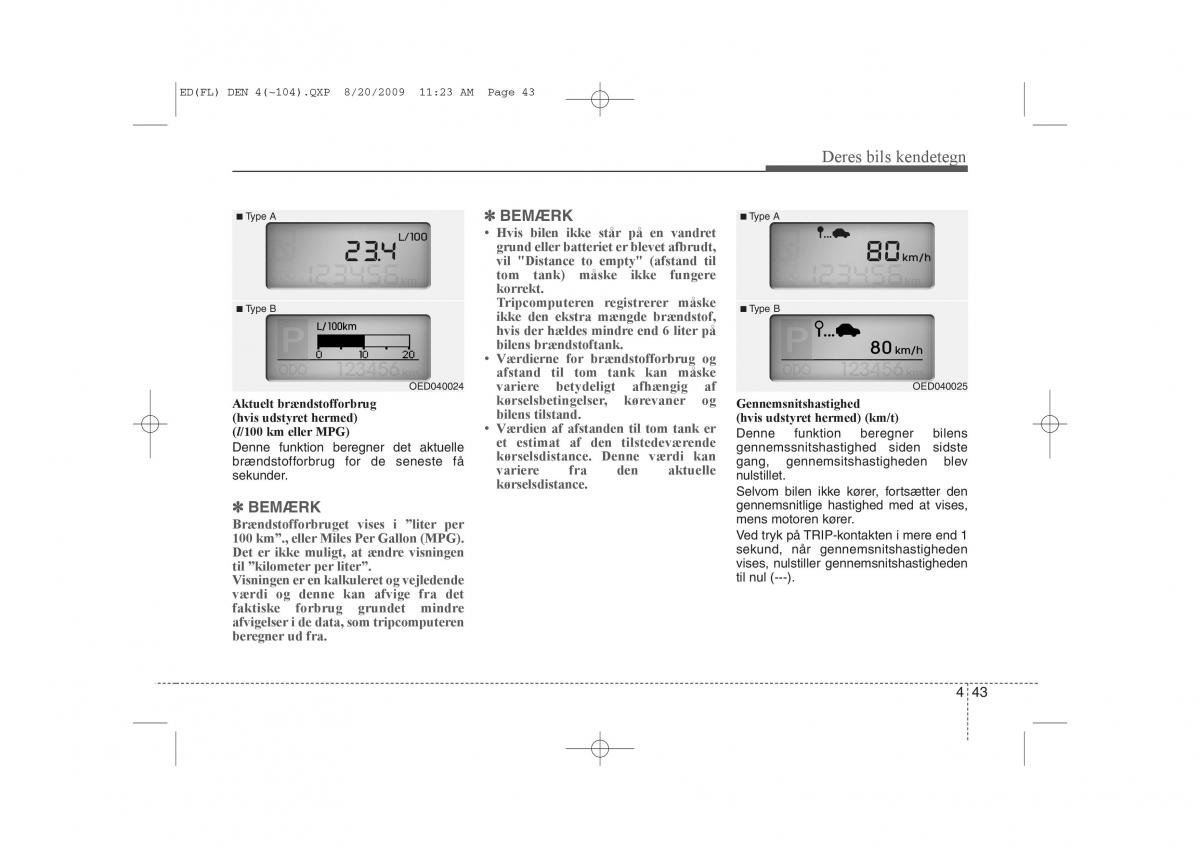 KIA Ceed I 1 Bilens instruktionsbog / page 114