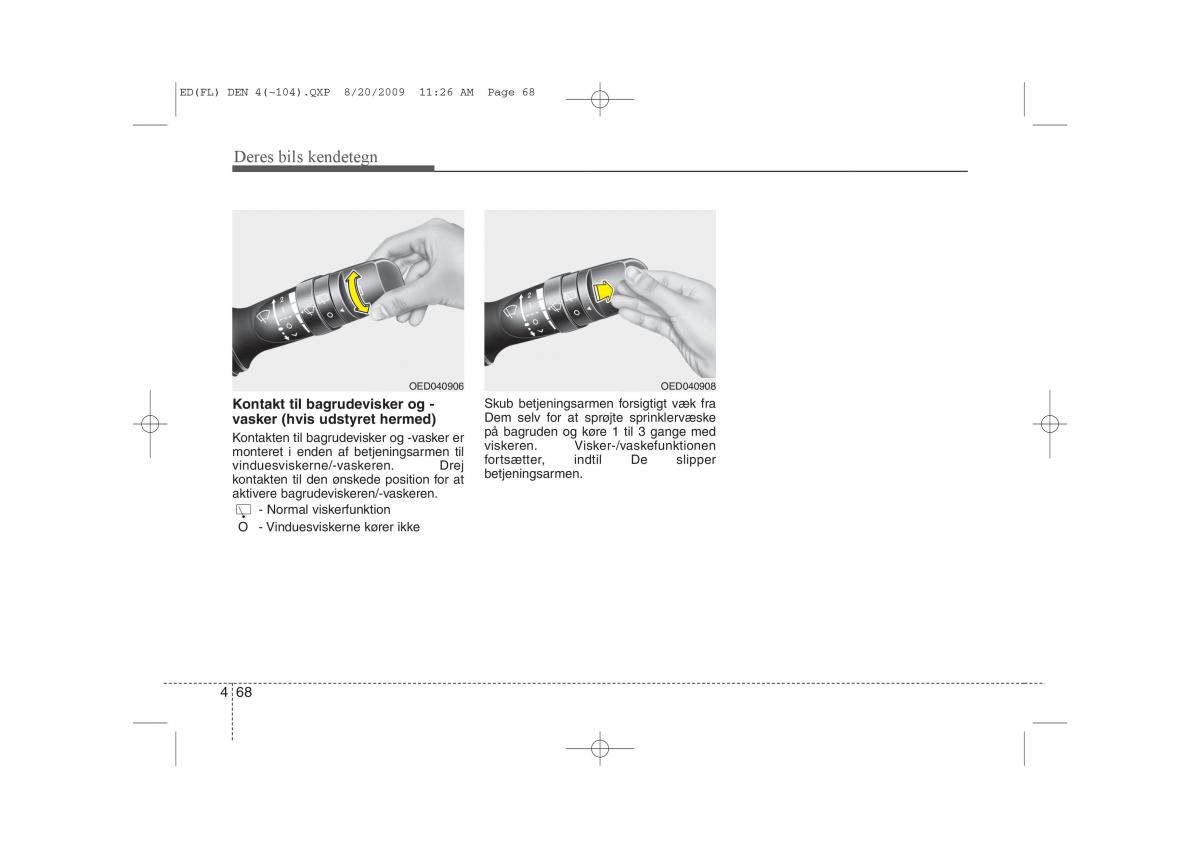 KIA Ceed I 1 Bilens instruktionsbog / page 139