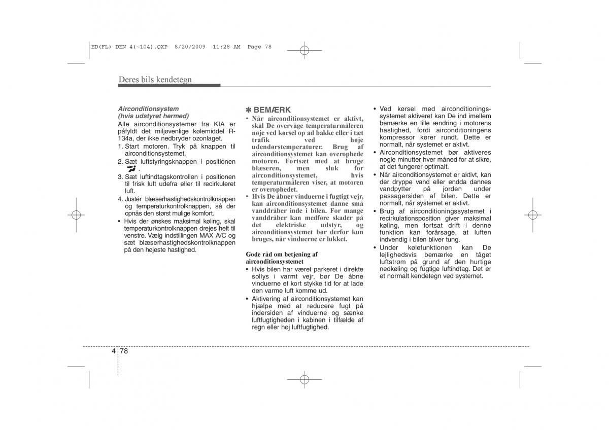 KIA Ceed I 1 Bilens instruktionsbog / page 149