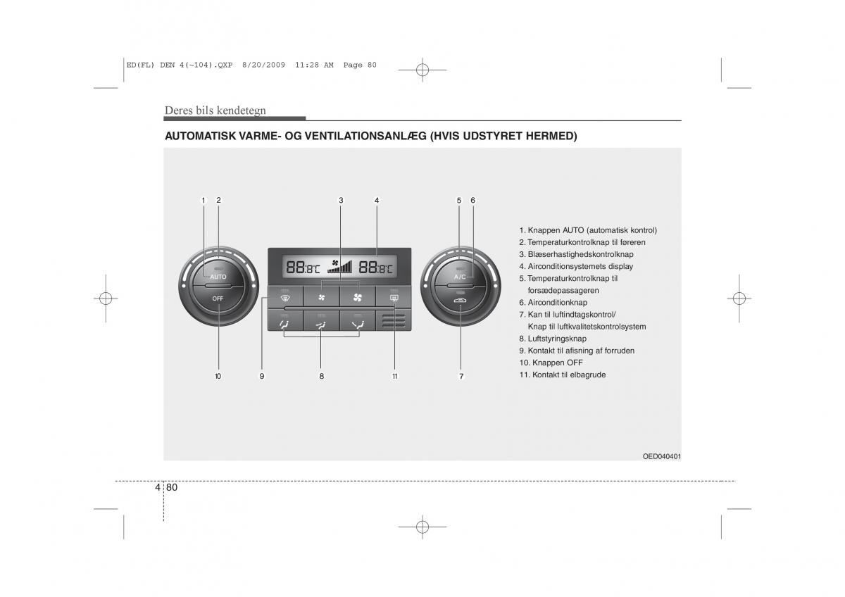 KIA Ceed I 1 Bilens instruktionsbog / page 151