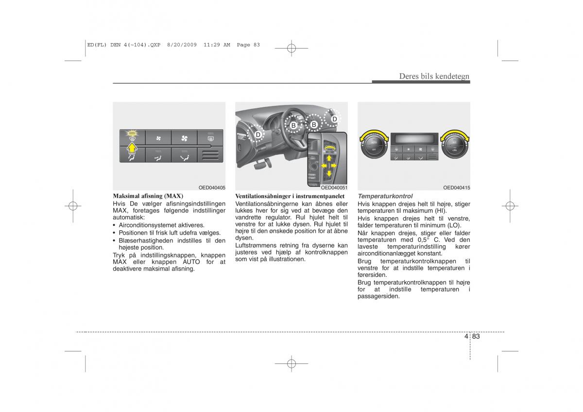 KIA Ceed I 1 Bilens instruktionsbog / page 154