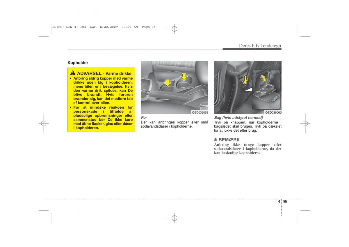 KIA Ceed I 1 Bilens instruktionsbog / page 166