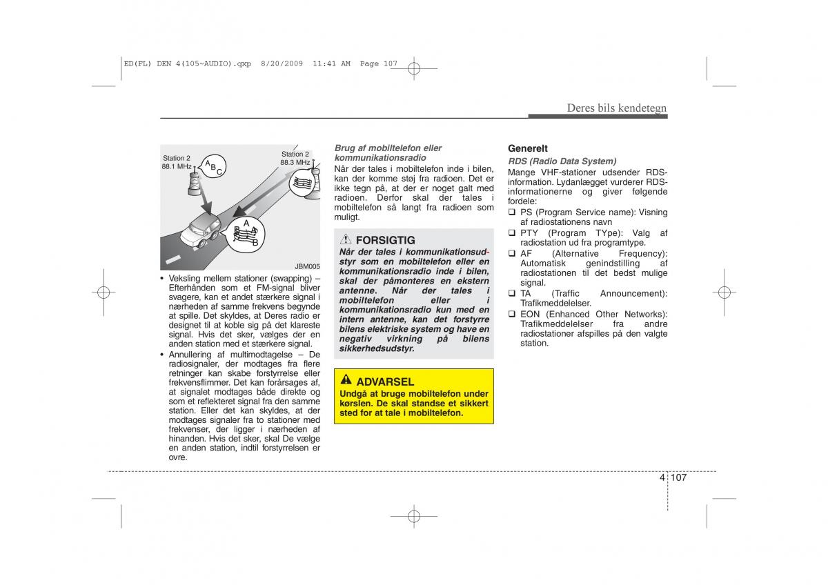 KIA Ceed I 1 Bilens instruktionsbog / page 178