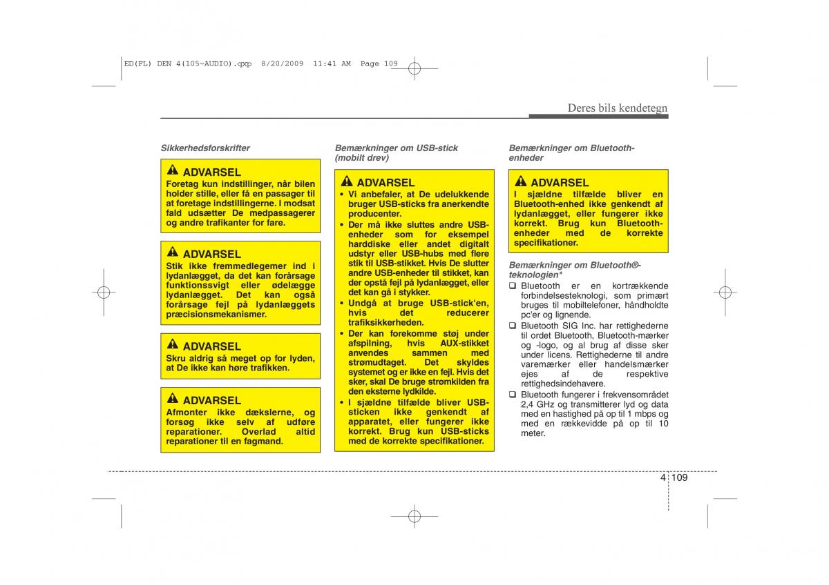 KIA Ceed I 1 Bilens instruktionsbog / page 180