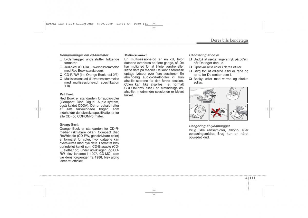 KIA Ceed I 1 Bilens instruktionsbog / page 182