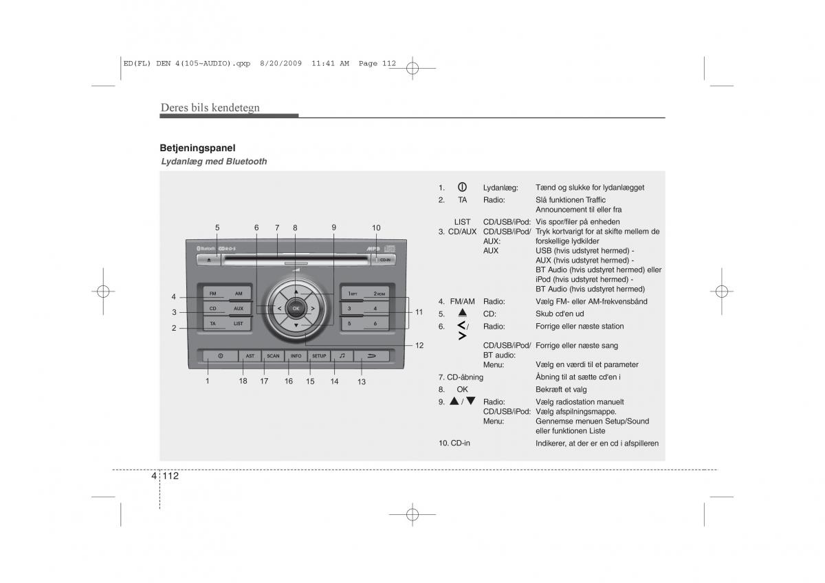 KIA Ceed I 1 Bilens instruktionsbog / page 183