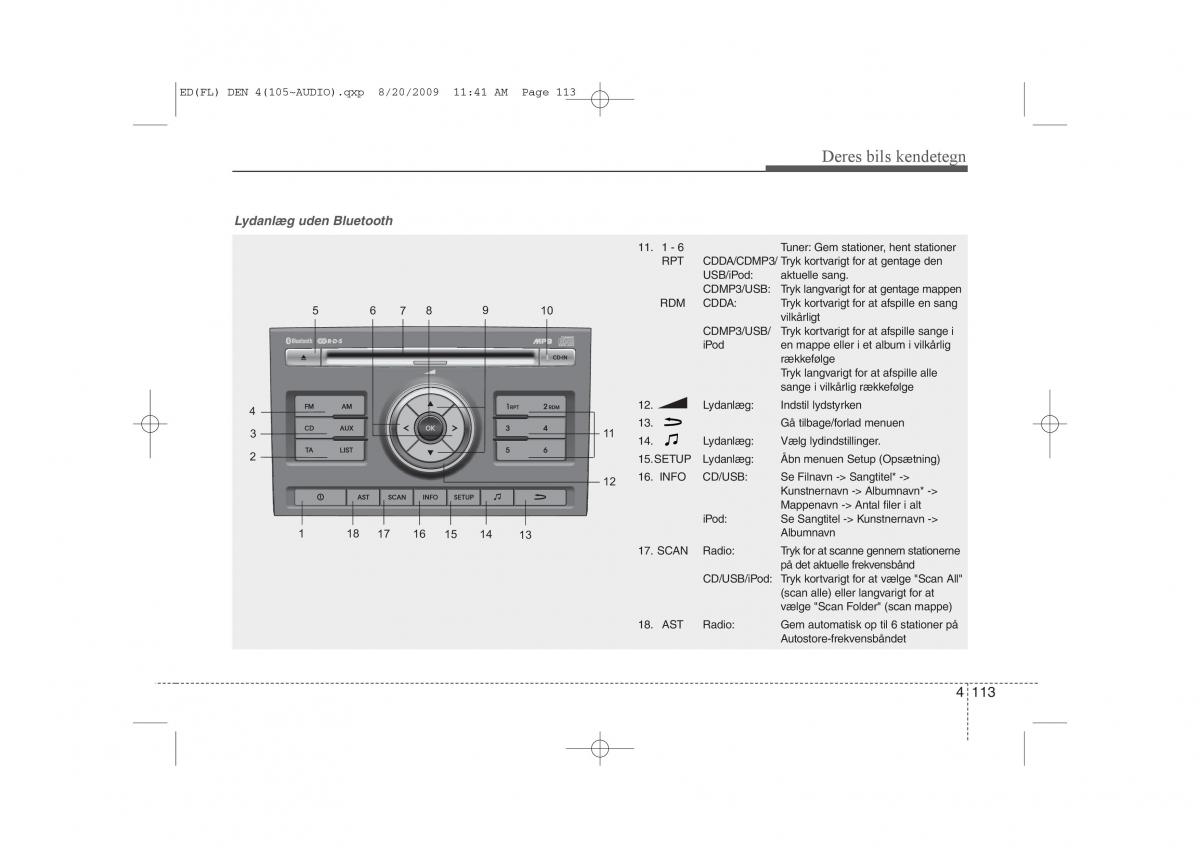 KIA Ceed I 1 Bilens instruktionsbog / page 184