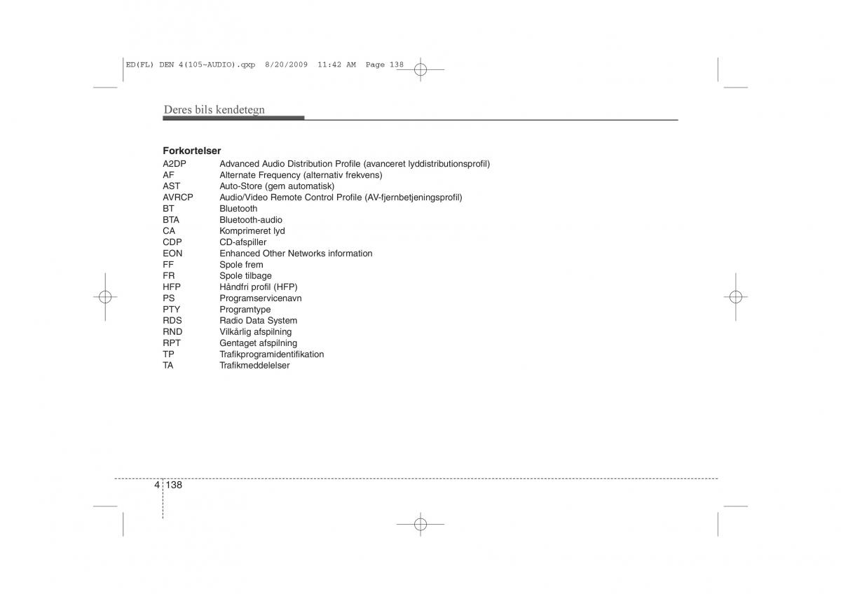 KIA Ceed I 1 Bilens instruktionsbog / page 209