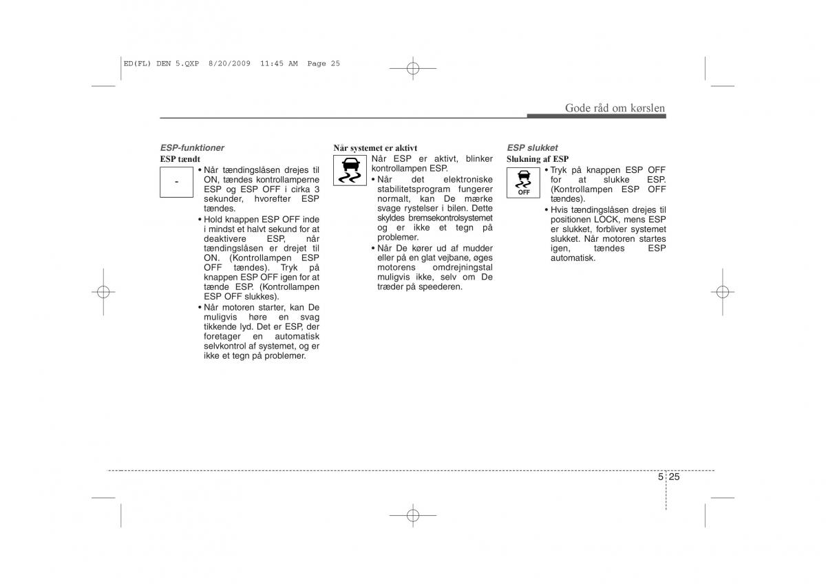 KIA Ceed I 1 Bilens instruktionsbog / page 234