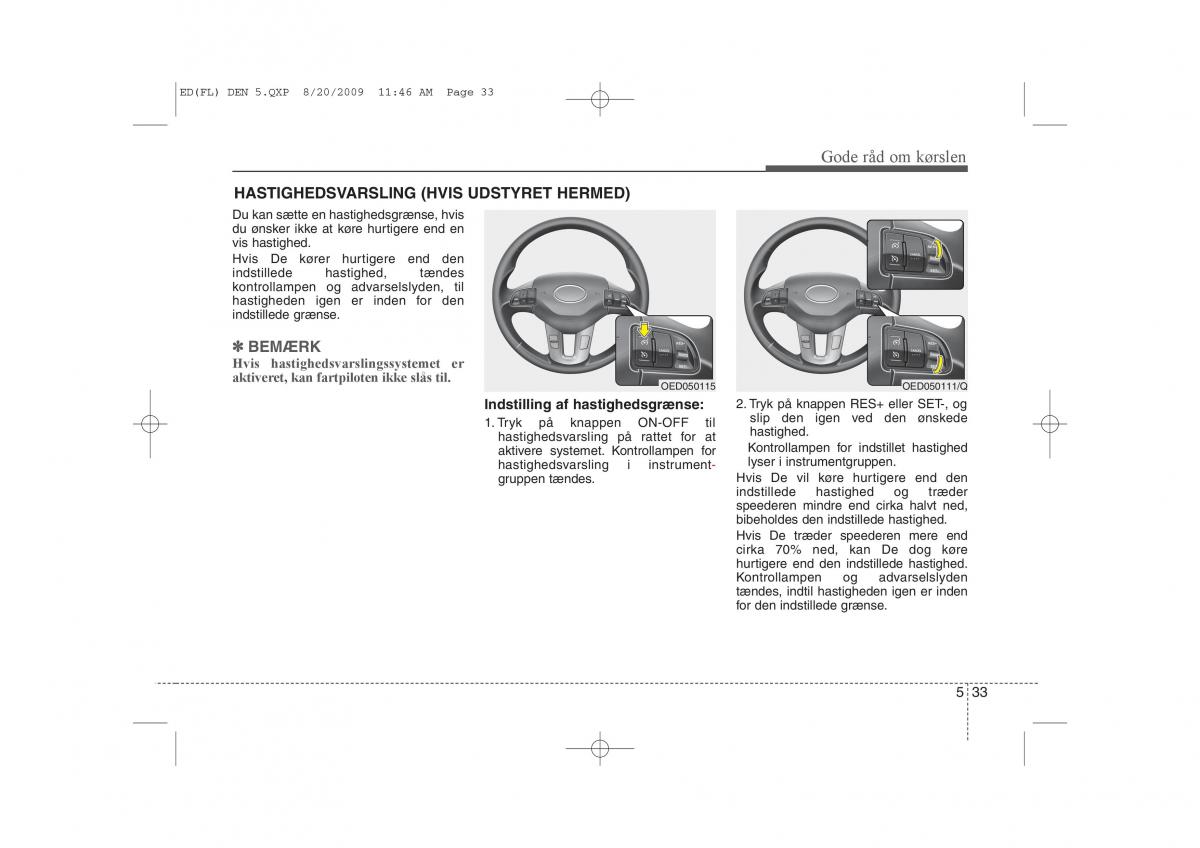 KIA Ceed I 1 Bilens instruktionsbog / page 242