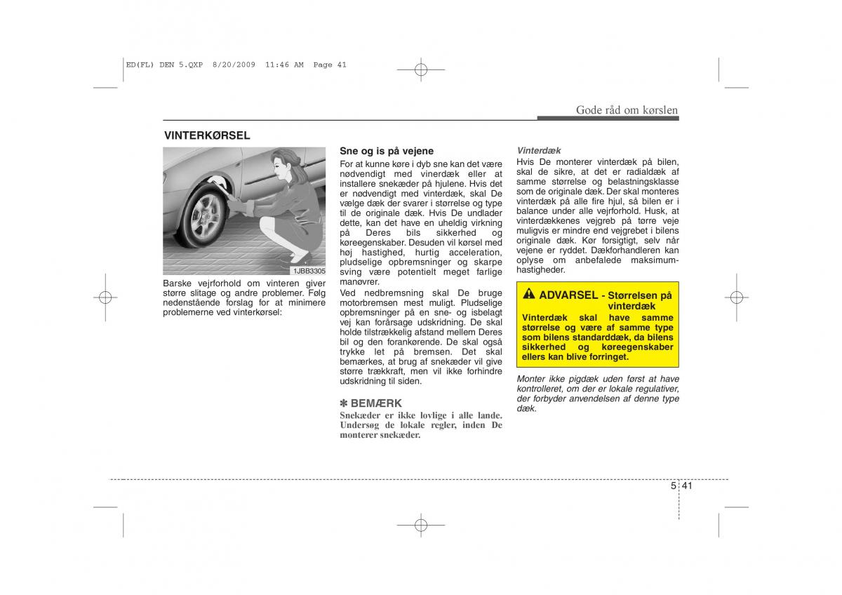 KIA Ceed I 1 Bilens instruktionsbog / page 250