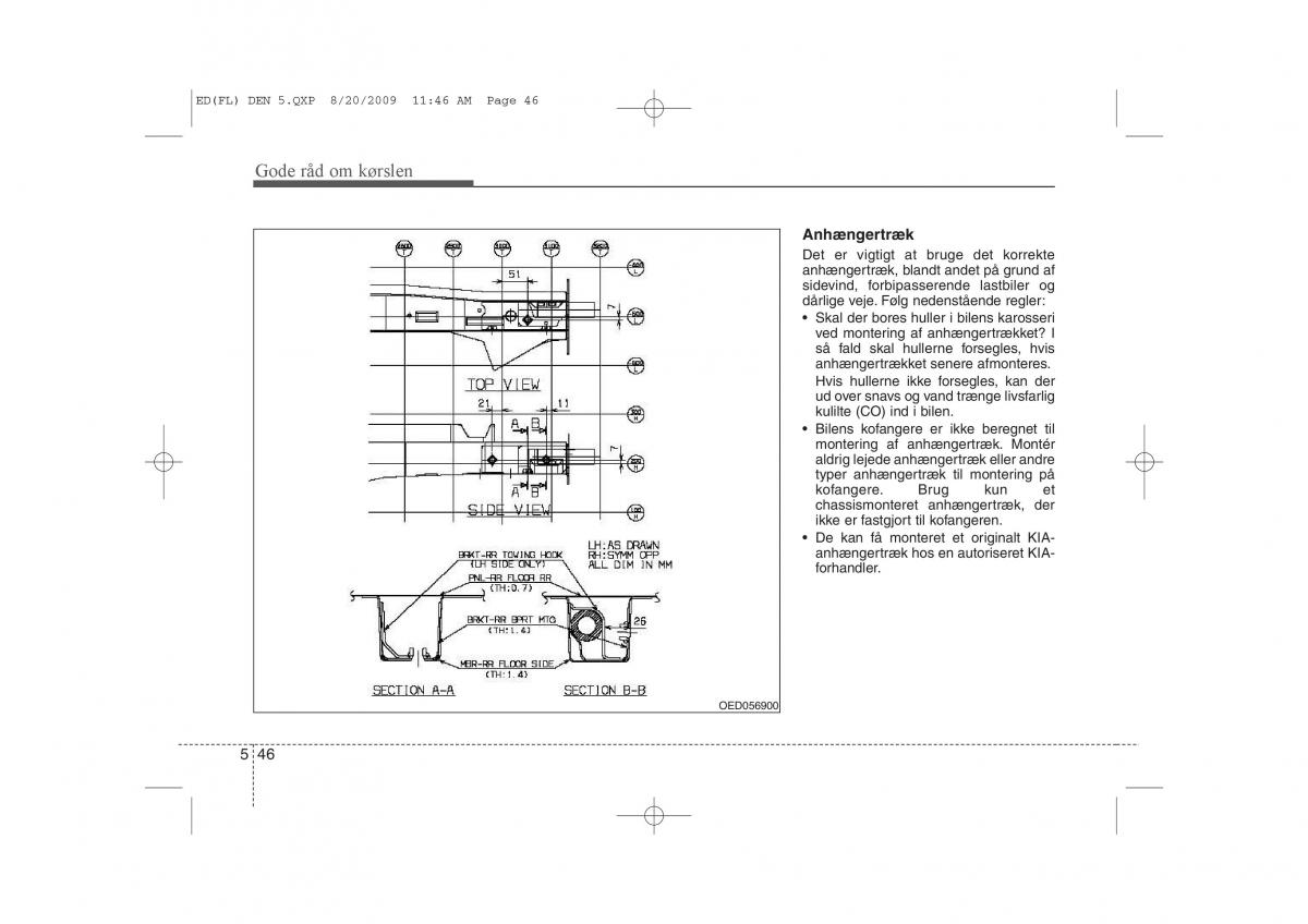 KIA Ceed I 1 Bilens instruktionsbog / page 255