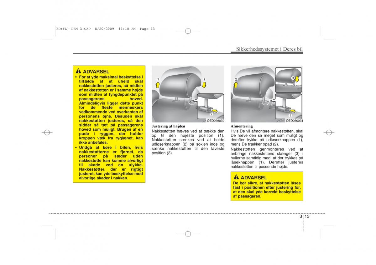 KIA Ceed I 1 Bilens instruktionsbog / page 26