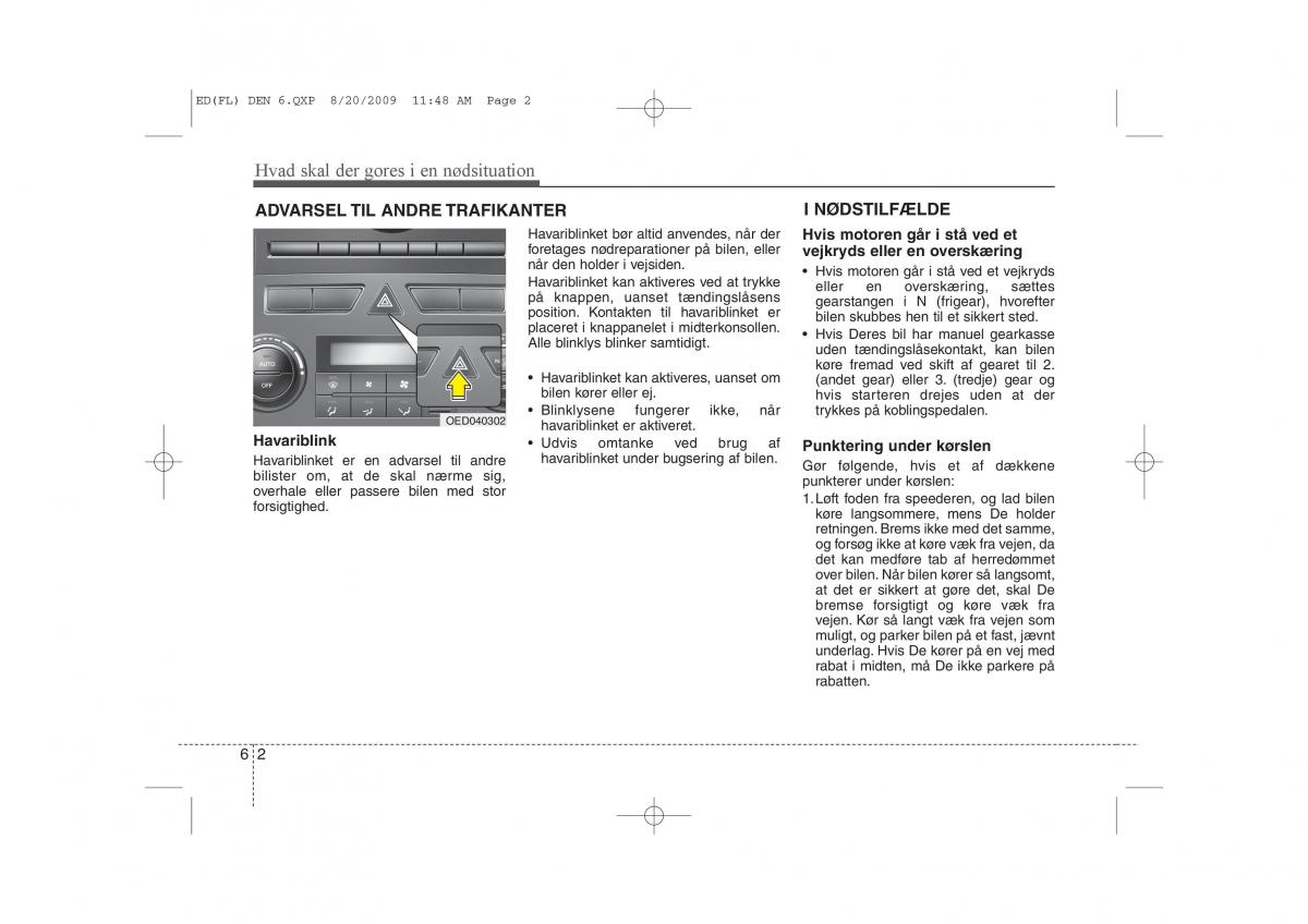 KIA Ceed I 1 Bilens instruktionsbog / page 264