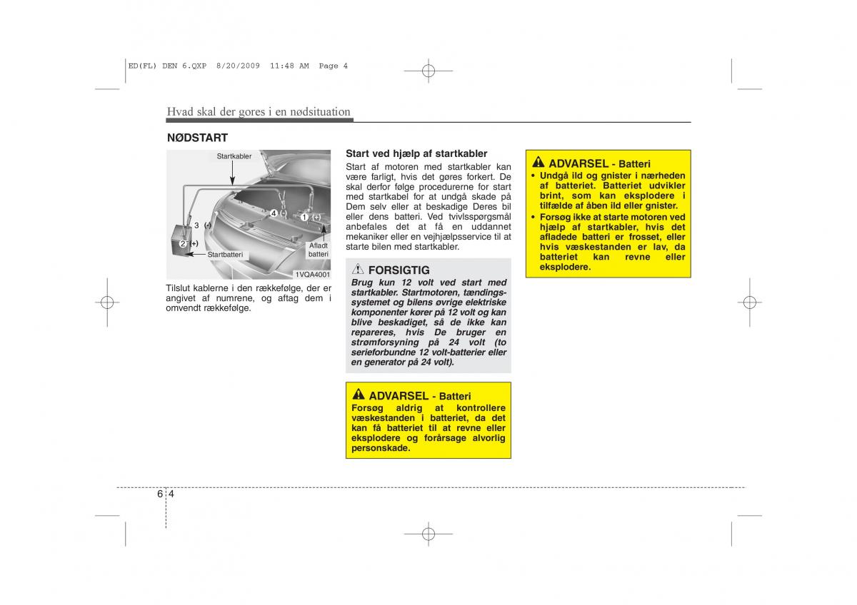 KIA Ceed I 1 Bilens instruktionsbog / page 266