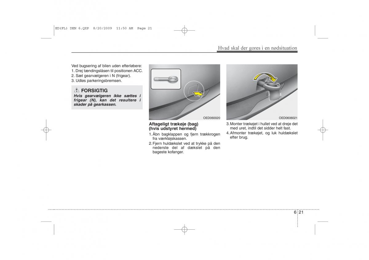 KIA Ceed I 1 Bilens instruktionsbog / page 283