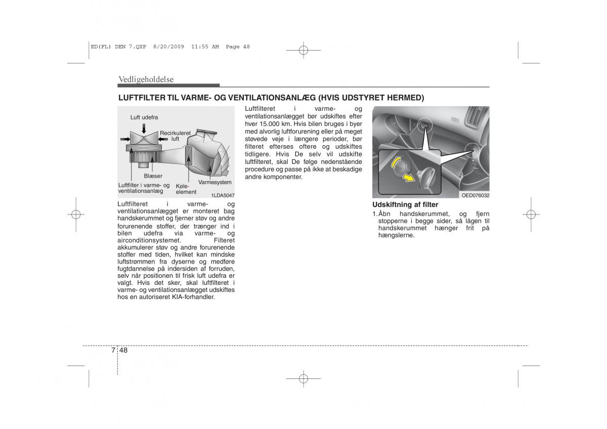 KIA Ceed I 1 Bilens instruktionsbog / page 334