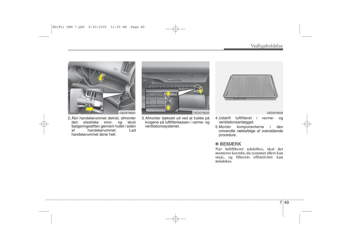 KIA Ceed I 1 Bilens instruktionsbog / page 335