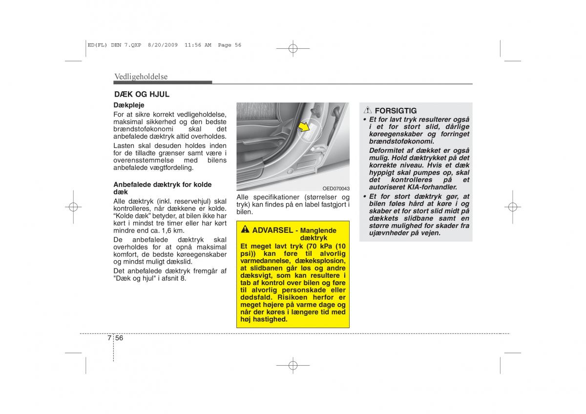 KIA Ceed I 1 Bilens instruktionsbog / page 342