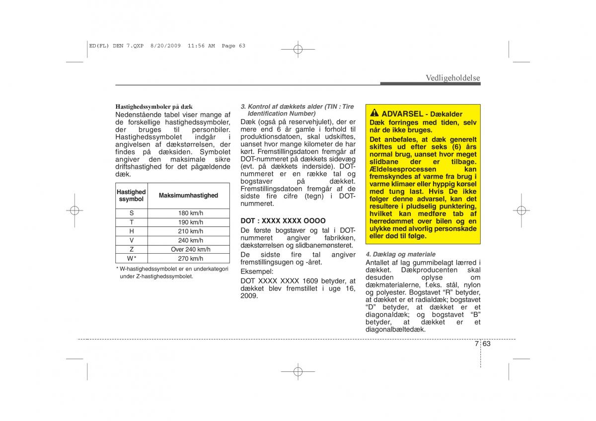 KIA Ceed I 1 Bilens instruktionsbog / page 349