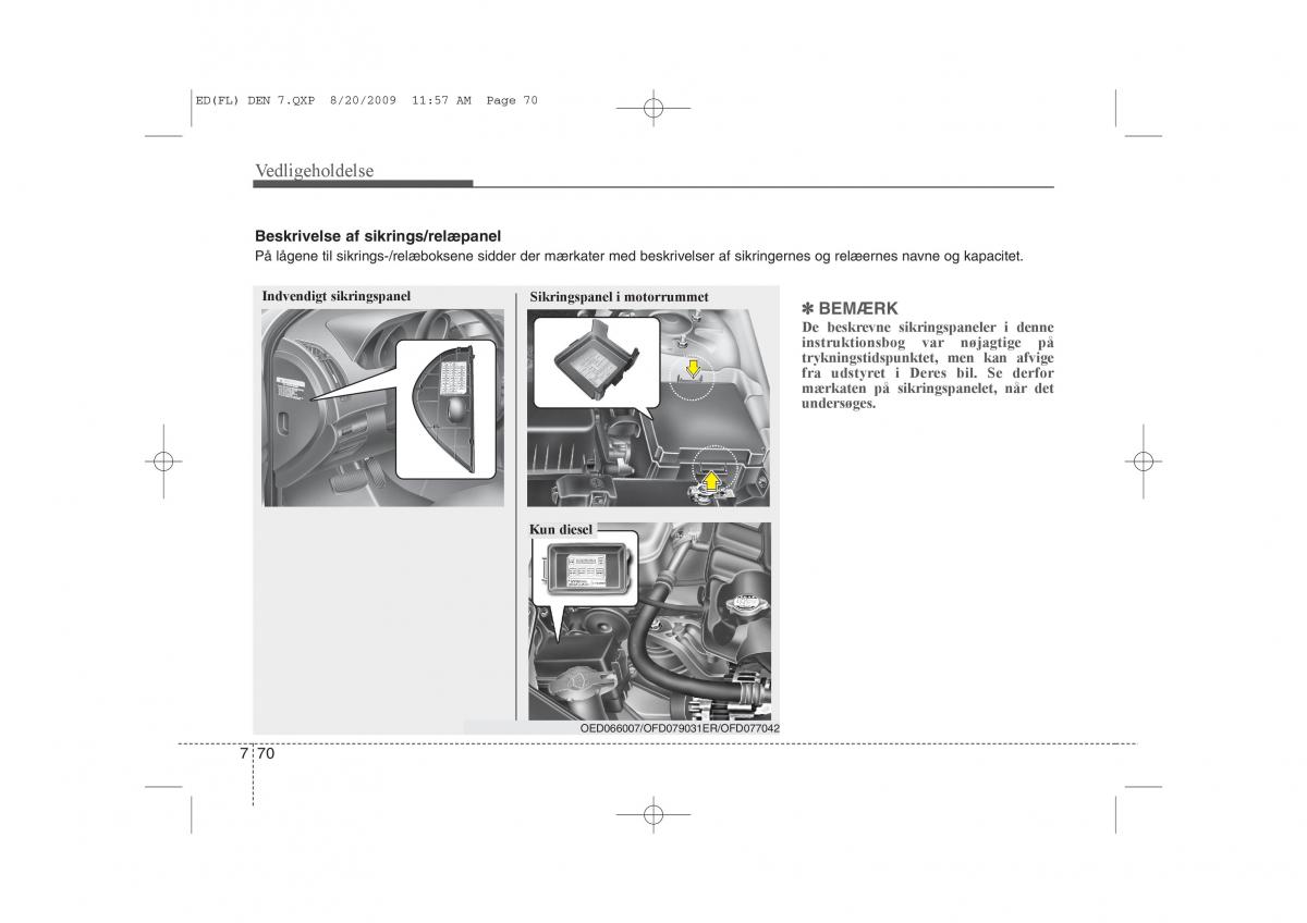 KIA Ceed I 1 Bilens instruktionsbog / page 356