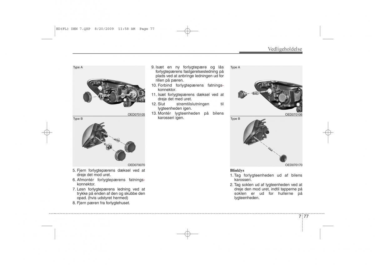 KIA Ceed I 1 Bilens instruktionsbog / page 363