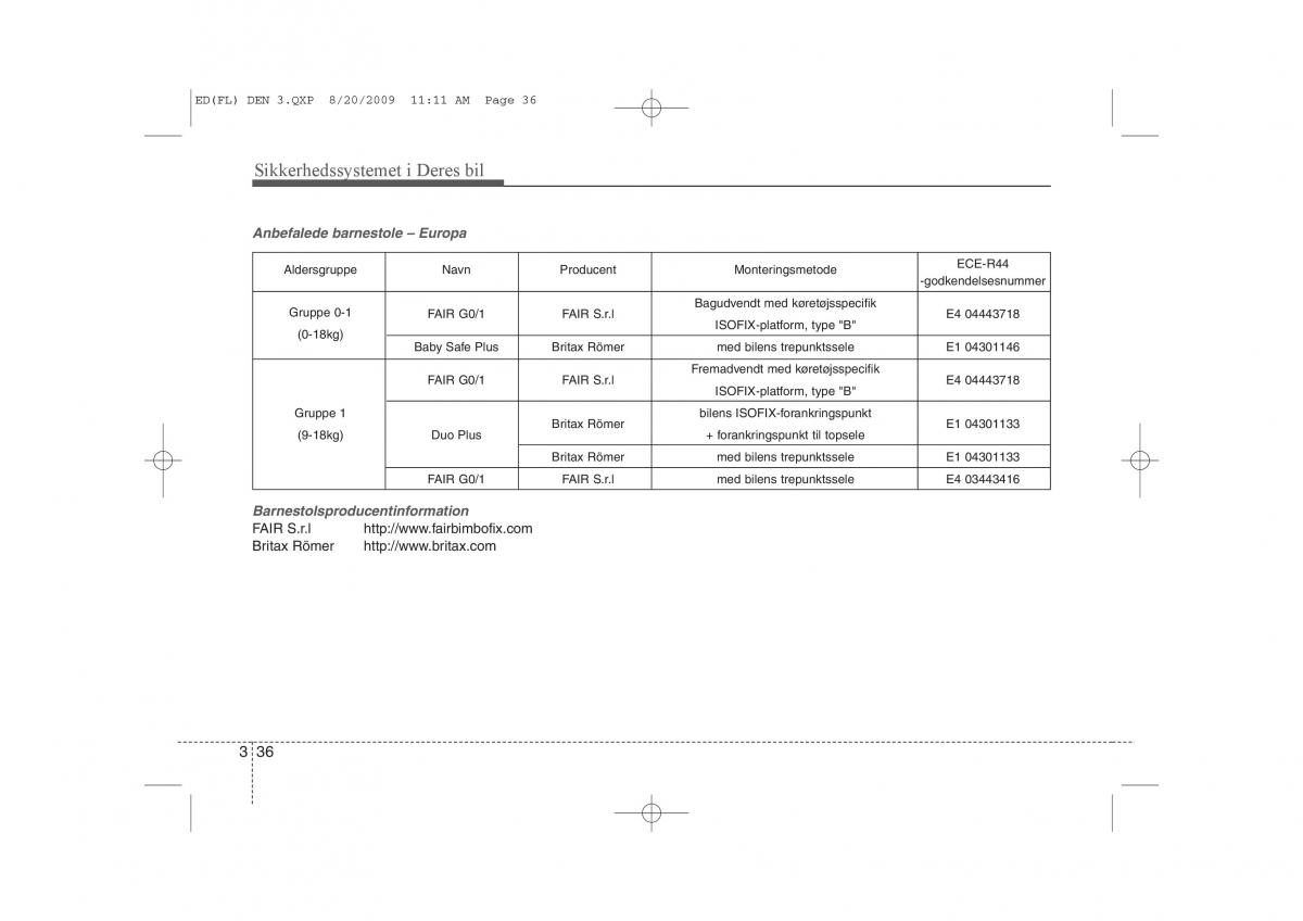 KIA Ceed I 1 Bilens instruktionsbog / page 49