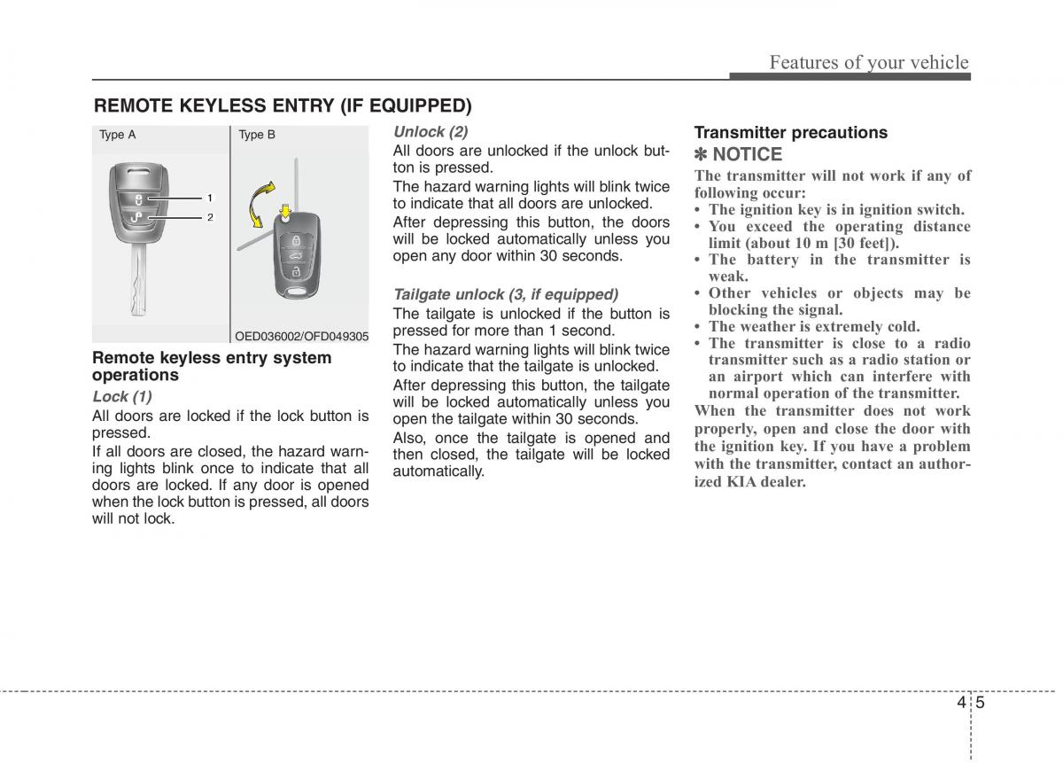 KIA Ceed I 1 owners manual / page 76