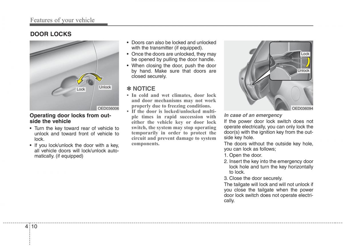 KIA Ceed I 1 owners manual / page 81