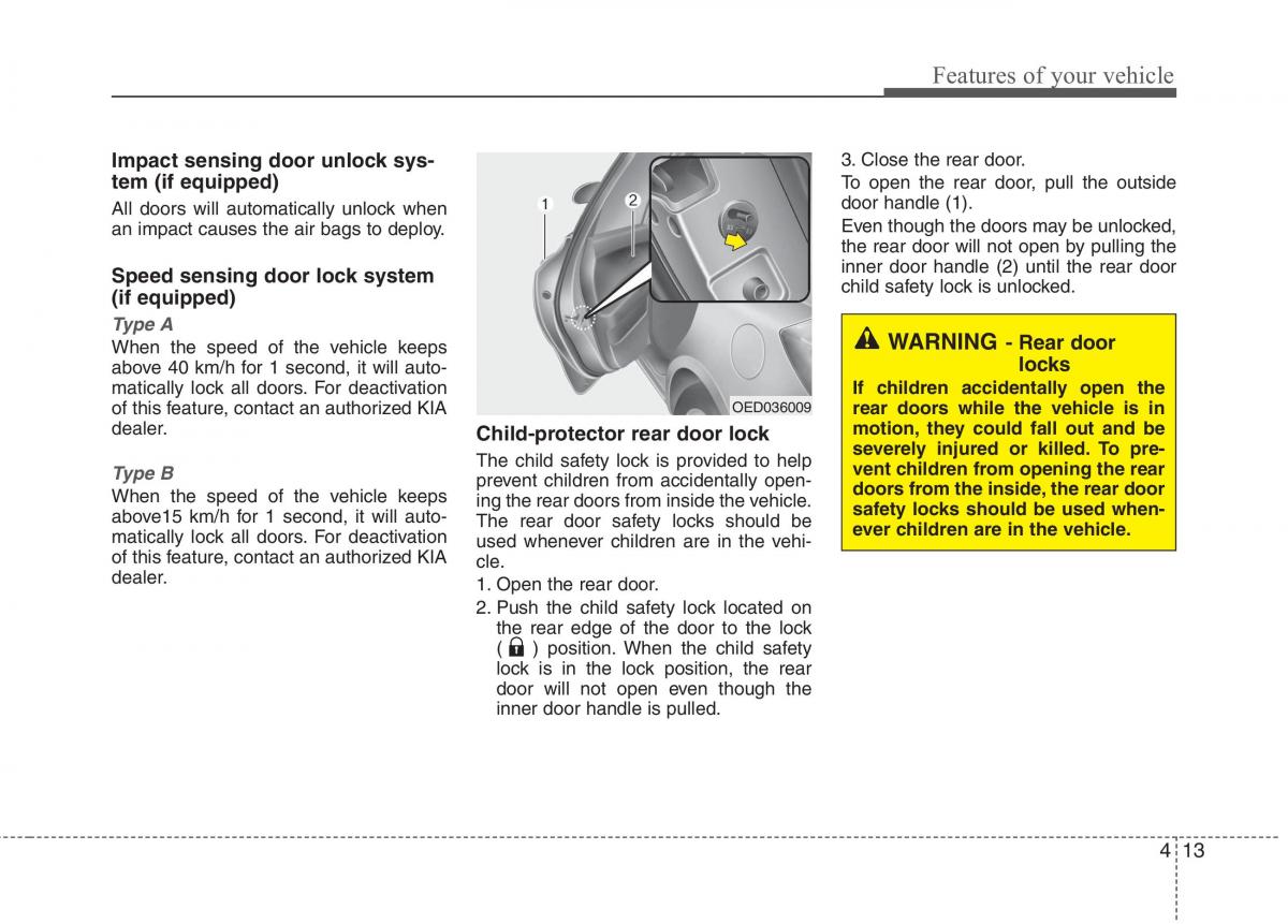 KIA Ceed I 1 owners manual / page 84