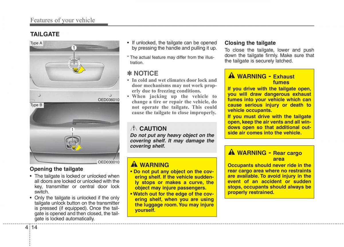 KIA Ceed I 1 owners manual / page 85