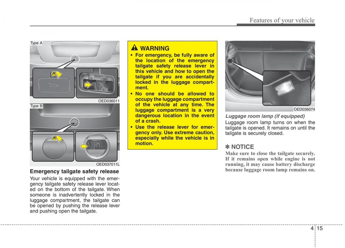 KIA Ceed I 1 owners manual / page 86