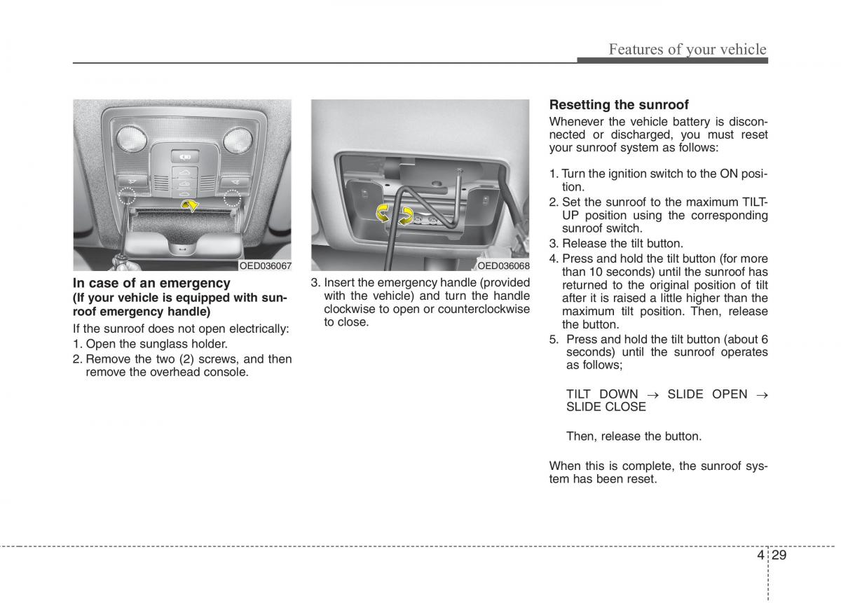 KIA Ceed I 1 owners manual / page 100