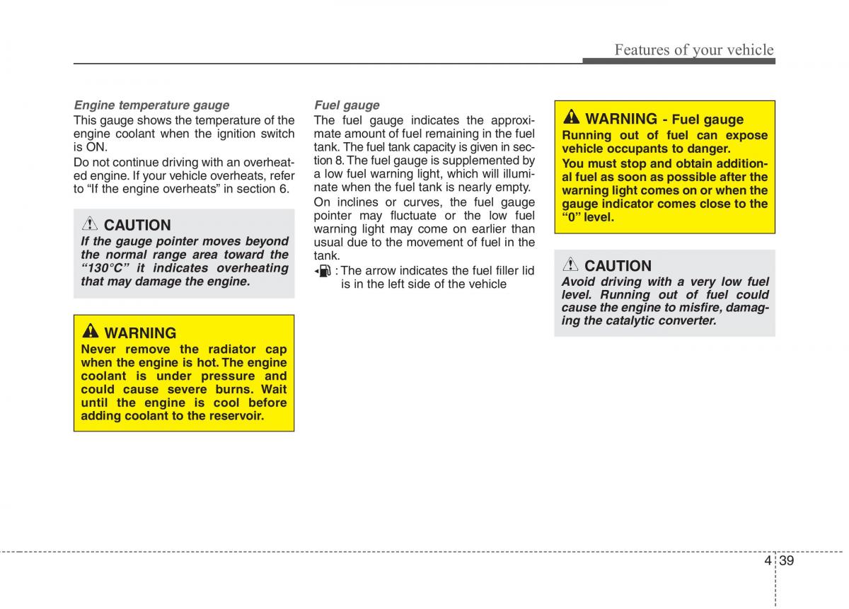 KIA Ceed I 1 owners manual / page 110