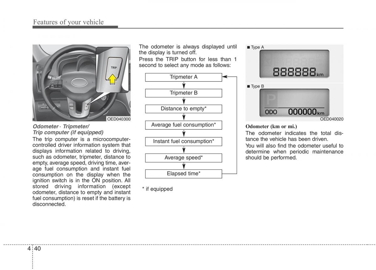 KIA Ceed I 1 owners manual / page 111